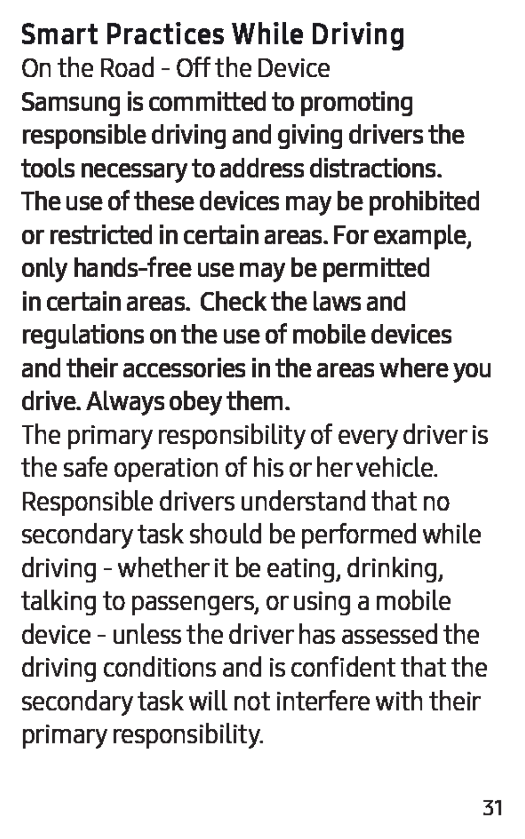 Smart Practices While Driving