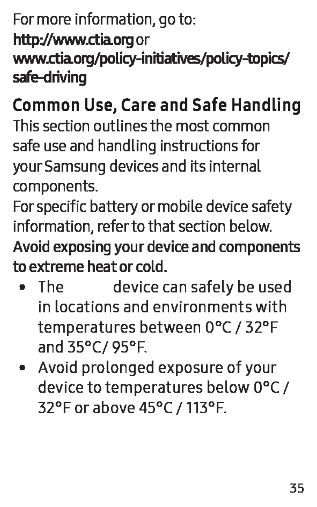 Common Use, Care and Safe Handling Gear IconX Gear IconX (2018)