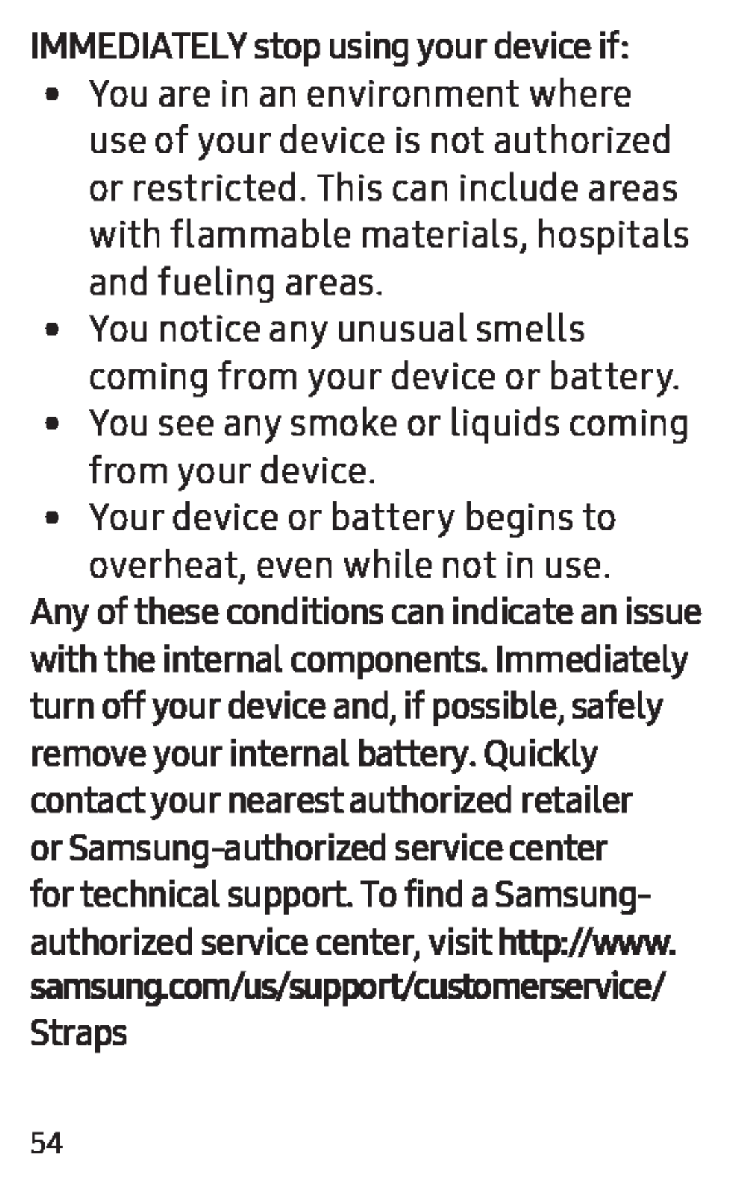 IMMEDIATELY stop using your device if: Gear IconX Gear IconX (2018)