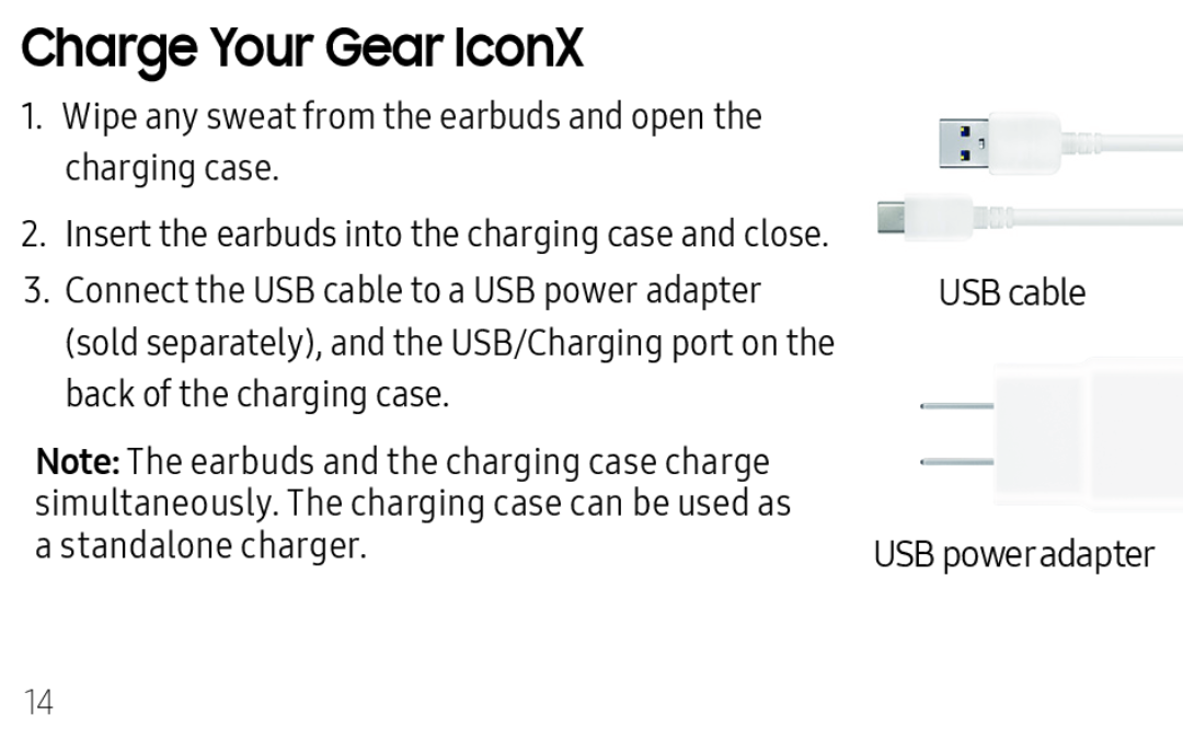 Charge Your Gear IconX Gear IconX Gear IconX (2018)