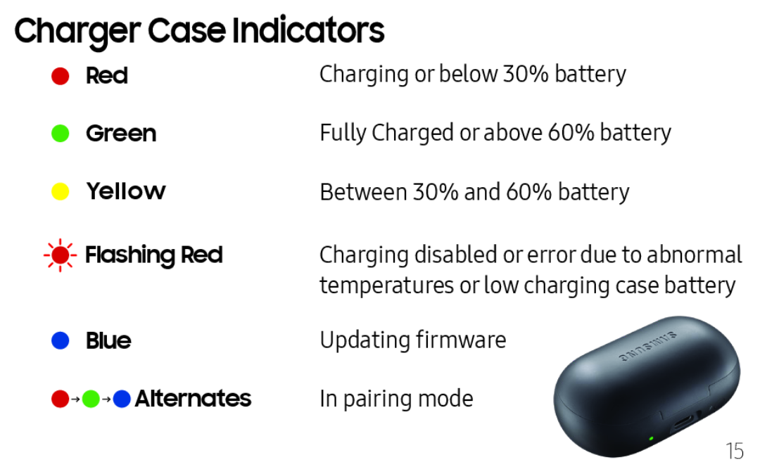 Charger Case Indicators