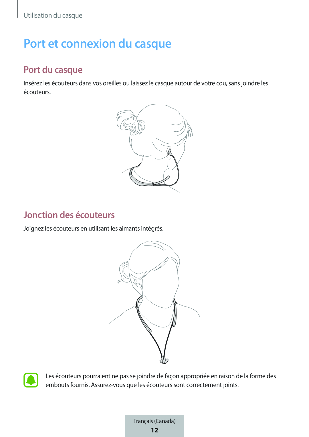 Jonction des écouteurs In-Ear Headphones Level U Headphones