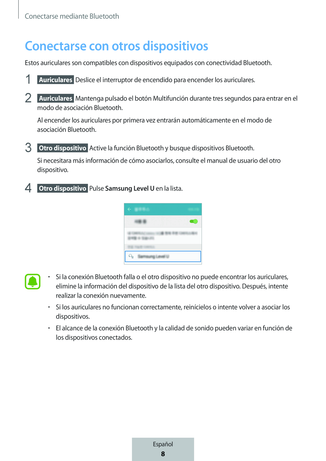 Conectarse con otros dispositivos