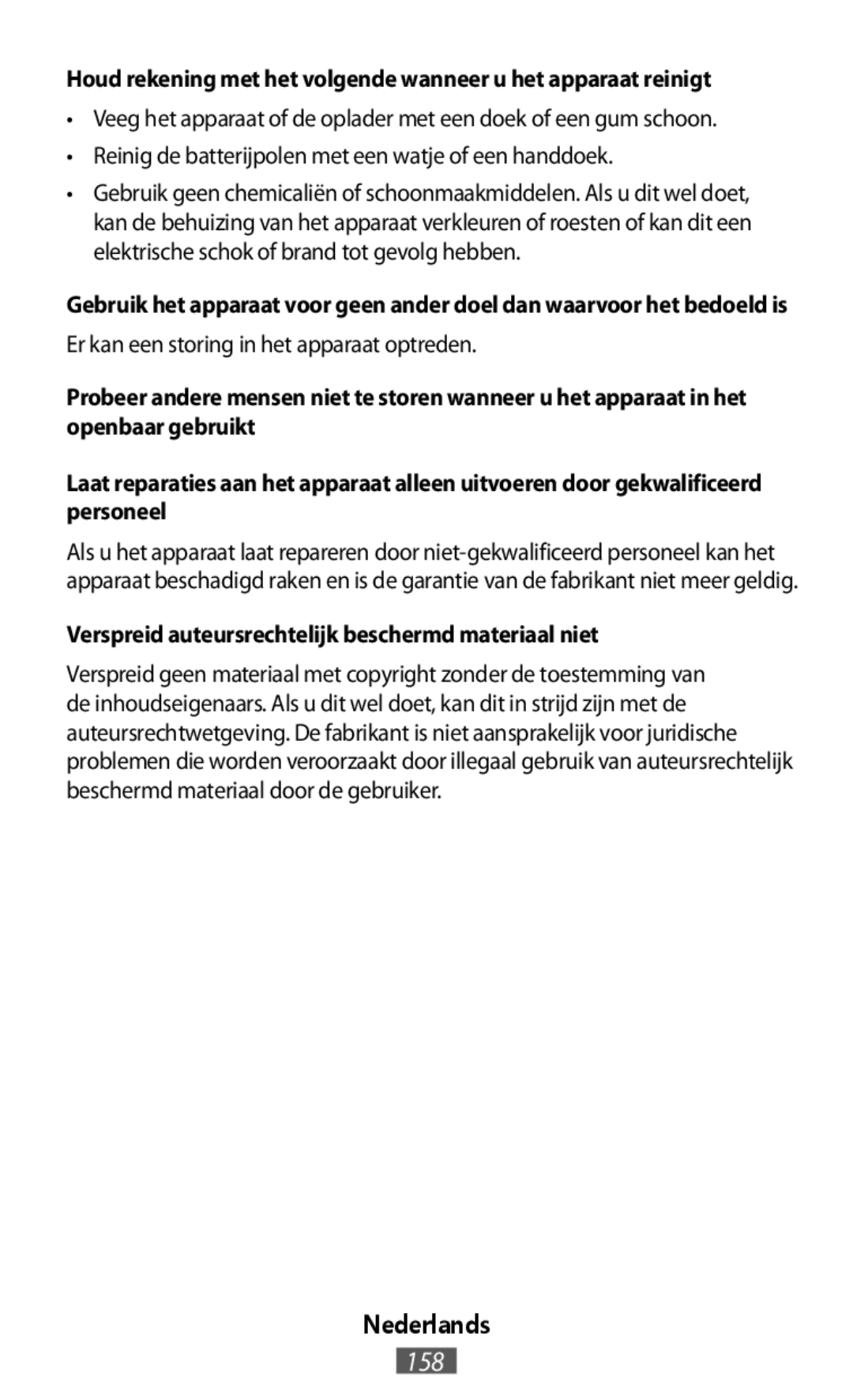 Laat reparaties aan het apparaat alleen uitvoeren door gekwalificeerd personeel In-Ear Headphones Level U Headphones