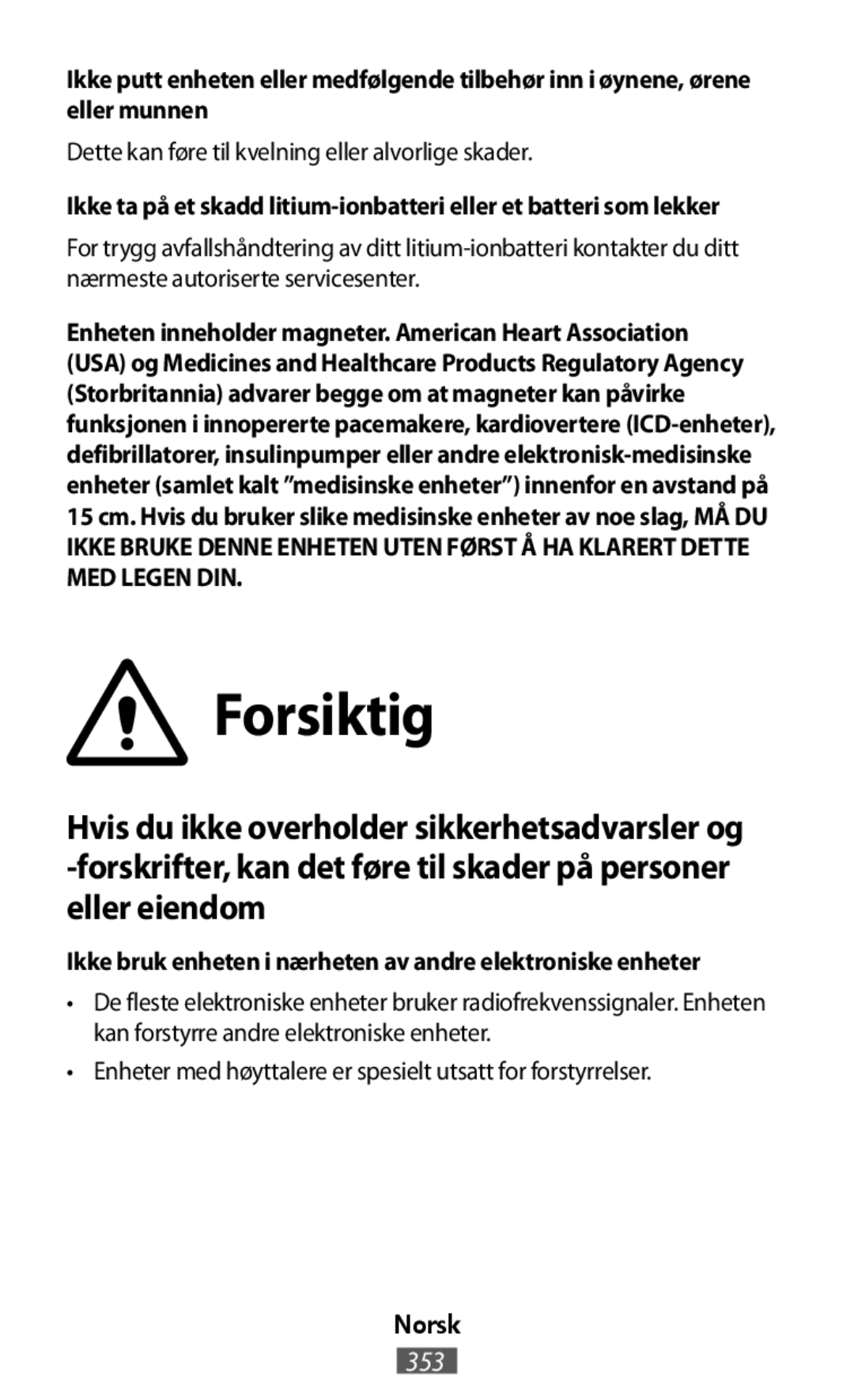 Forsiktig