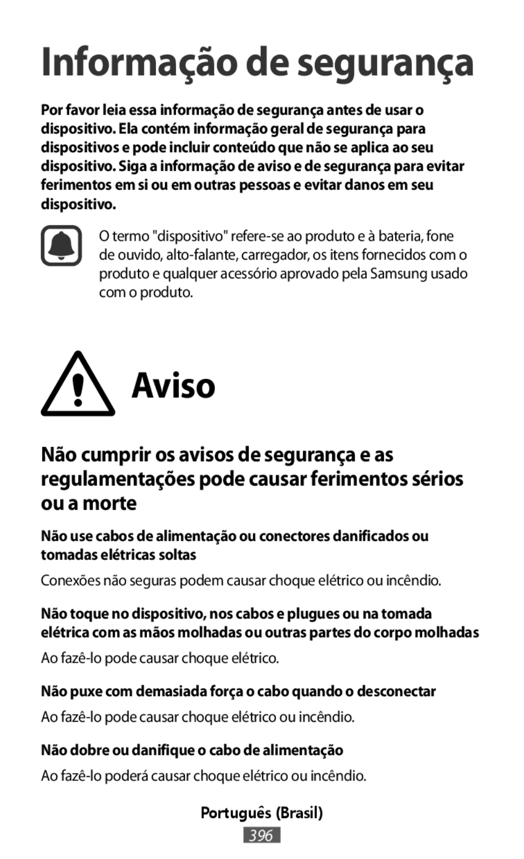 Informação de segurança In-Ear Headphones Level U Headphones