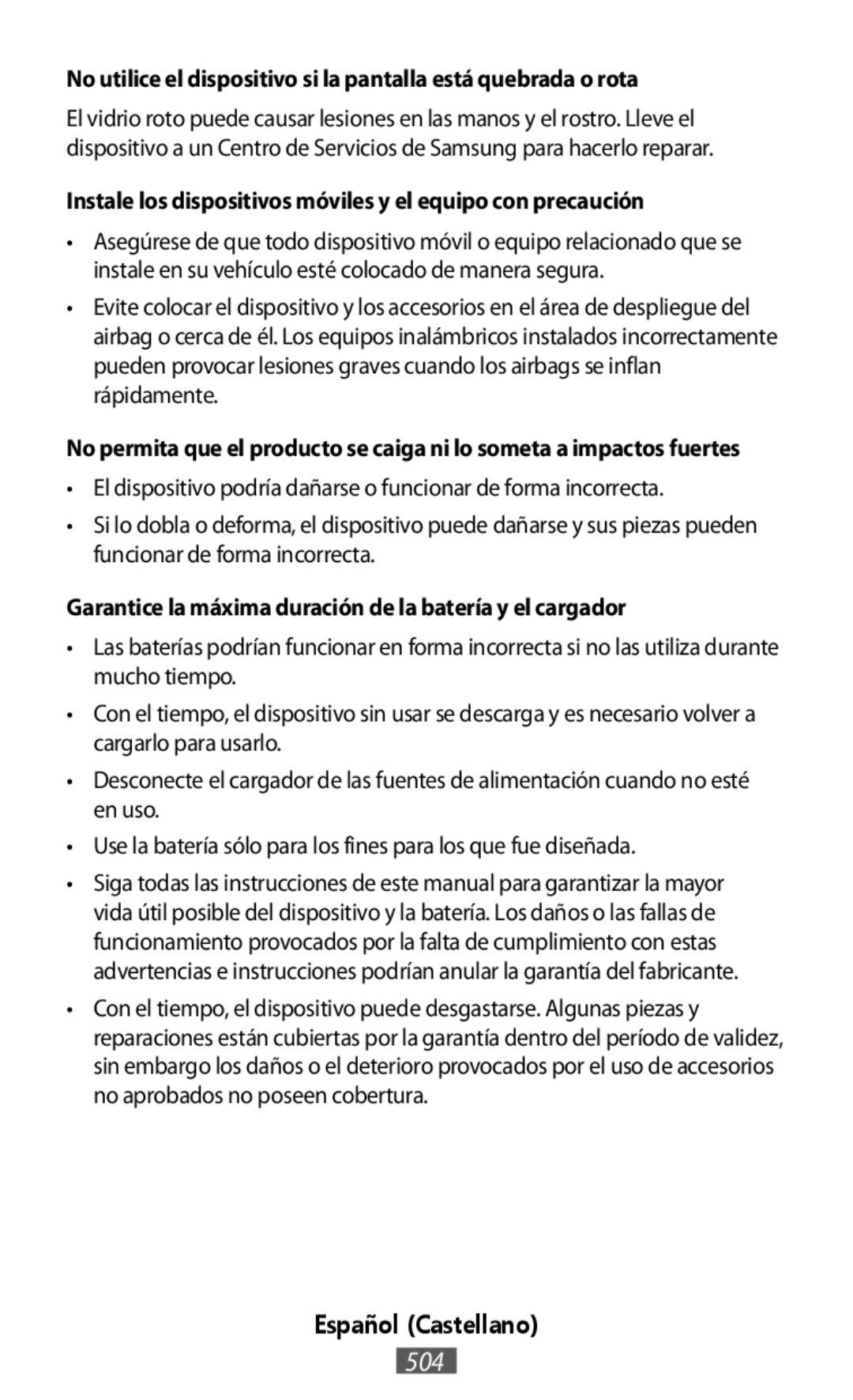 Instale los dispositivos móviles y el equipo con precaución In-Ear Headphones Level U Headphones