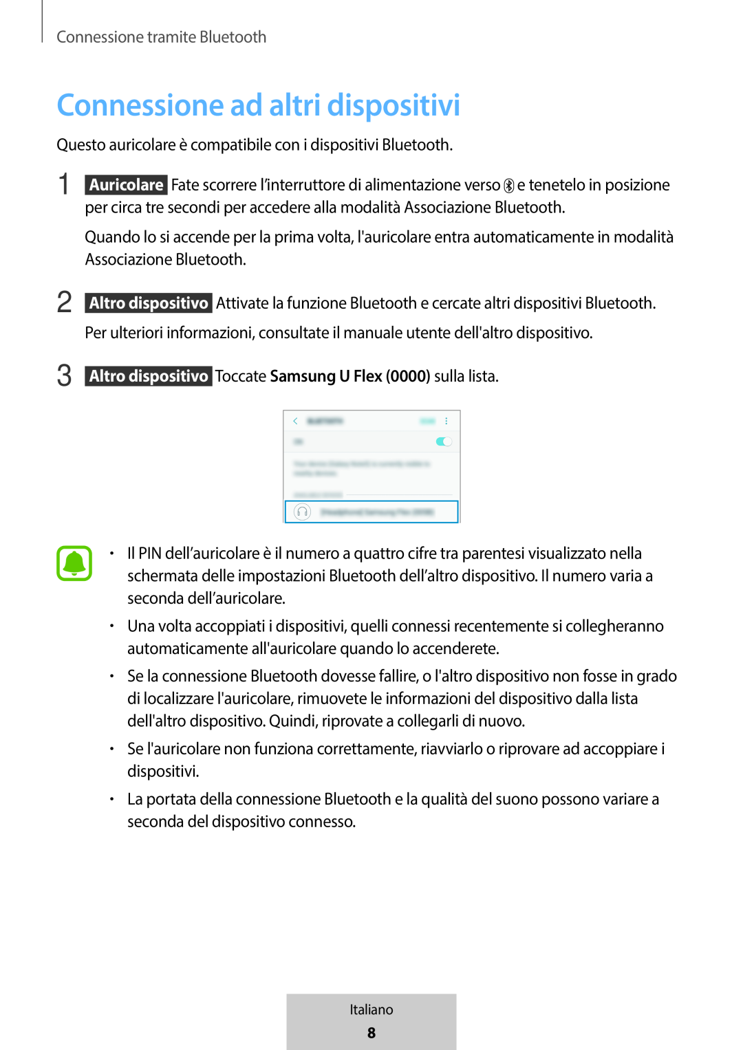 Connessione ad altri dispositivi