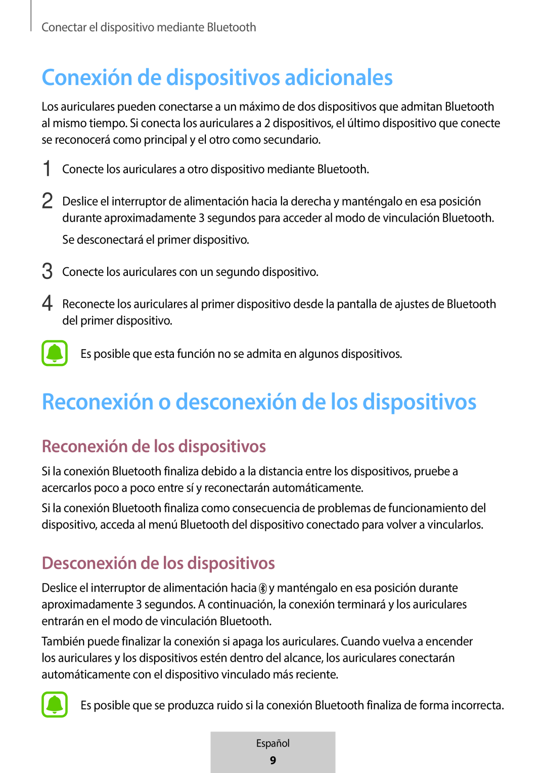 Conexión de dispositivos adicionales Reconexión de los dispositivos