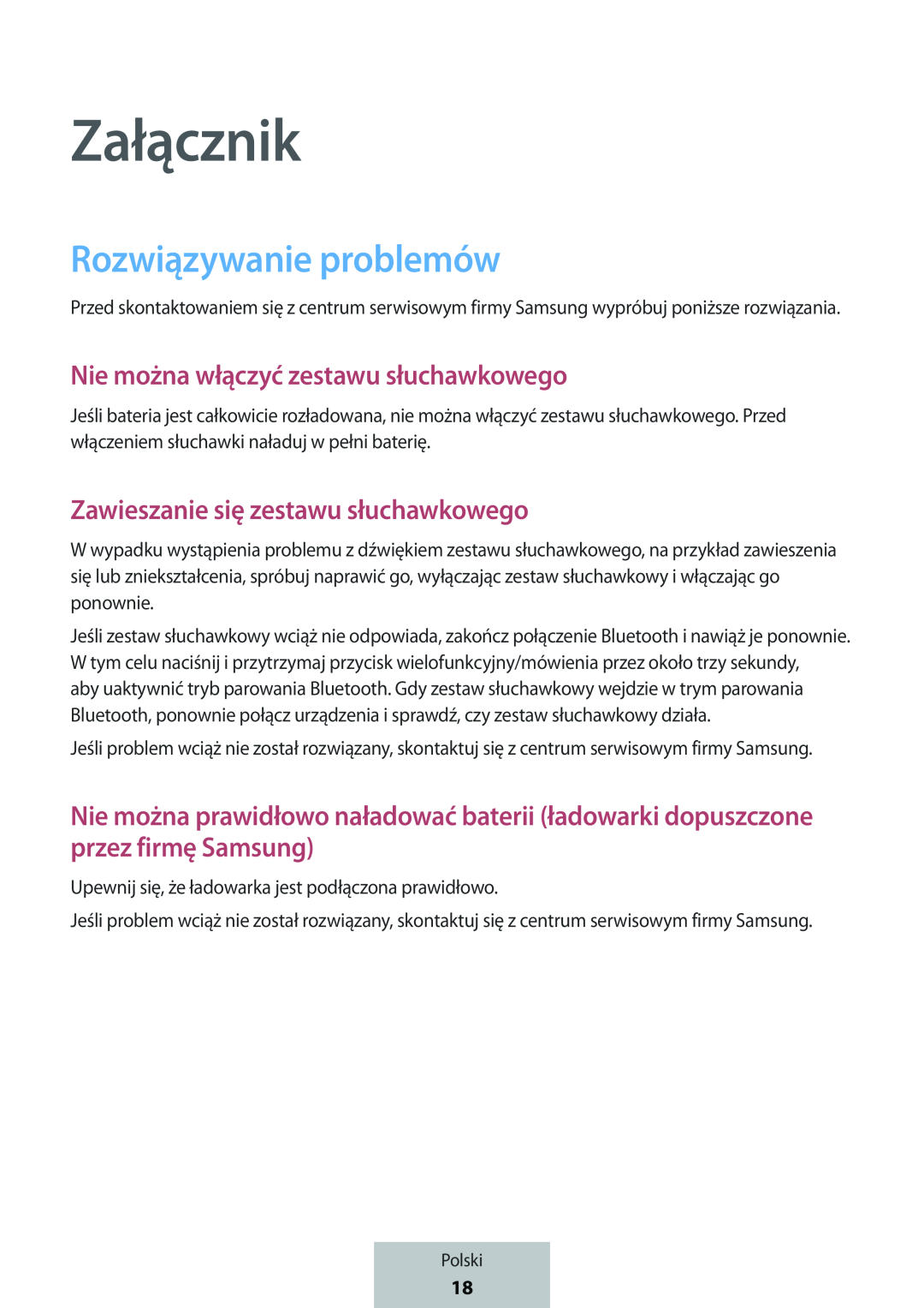 Rozwiązywanie problemów In-Ear Headphones Level Active Headphones