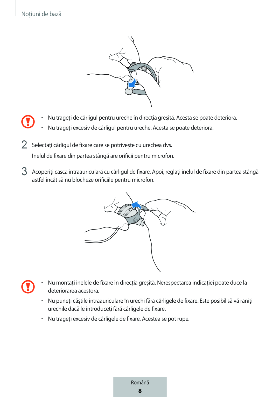 deteriorarea acestora In-Ear Headphones Level Active Headphones