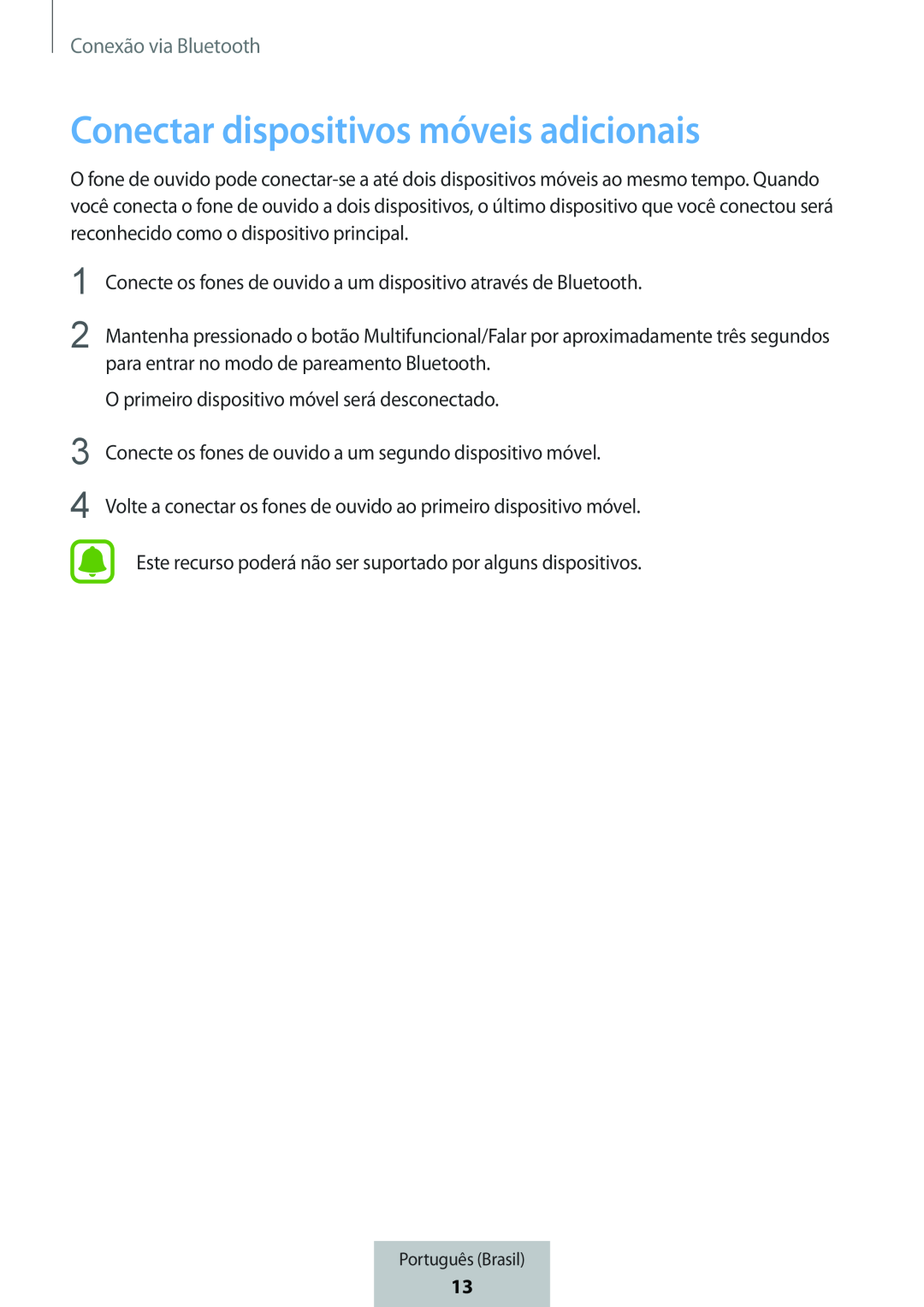 Conectar dispositivos móveis adicionais