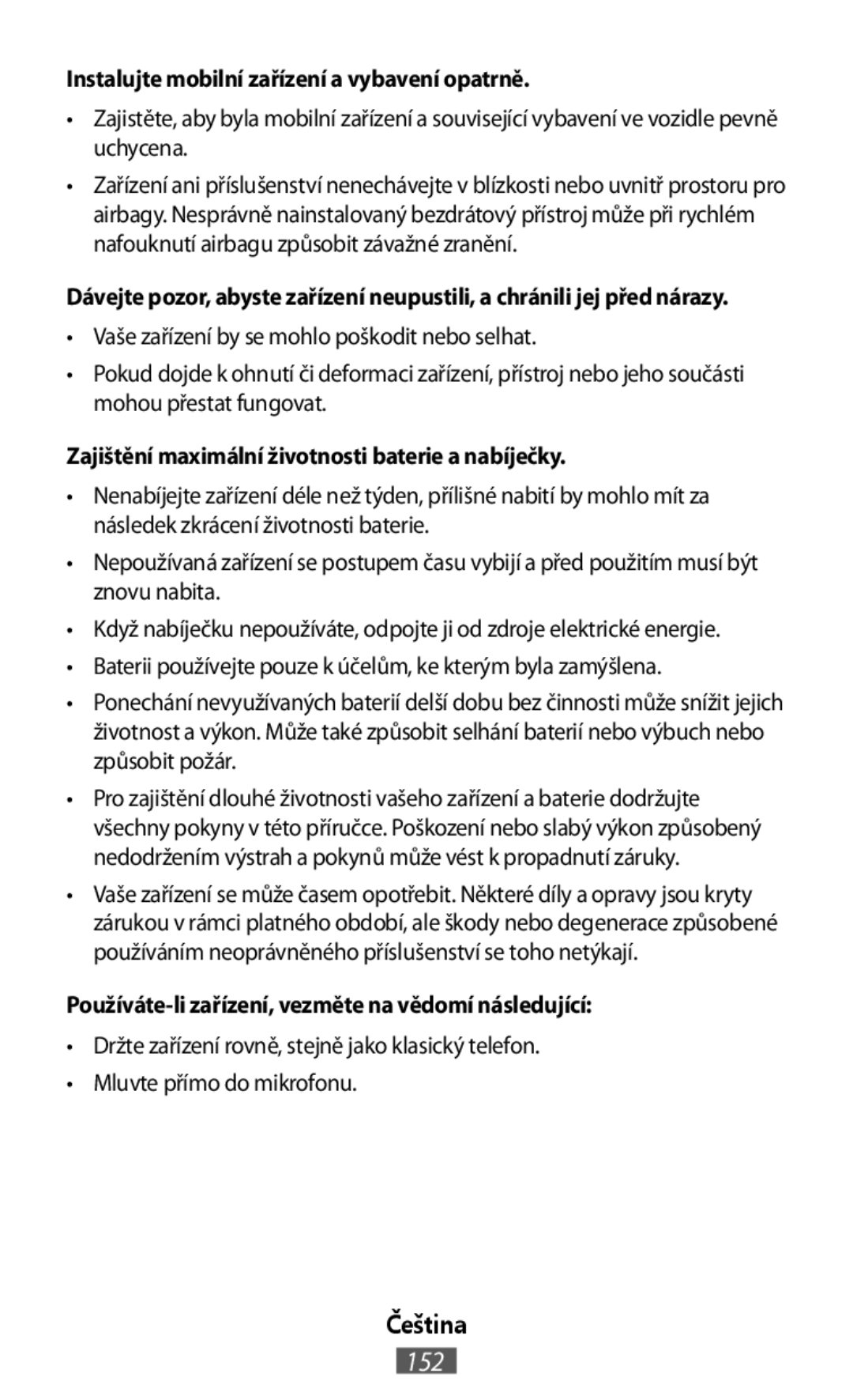 •Baterii používejte pouze k účelům, ke kterým byla zamýšlena On-Ear Headphones Level On Wireless Headphones