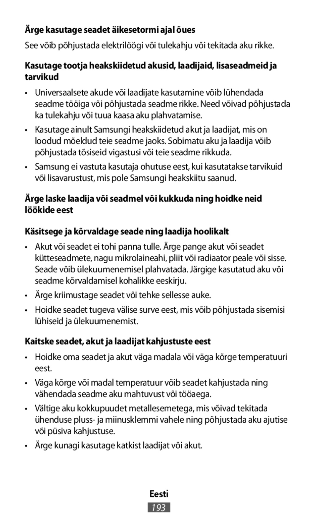 •Ärge kunagi kasutage katkist laadijat või akut On-Ear Headphones Level On Wireless Headphones