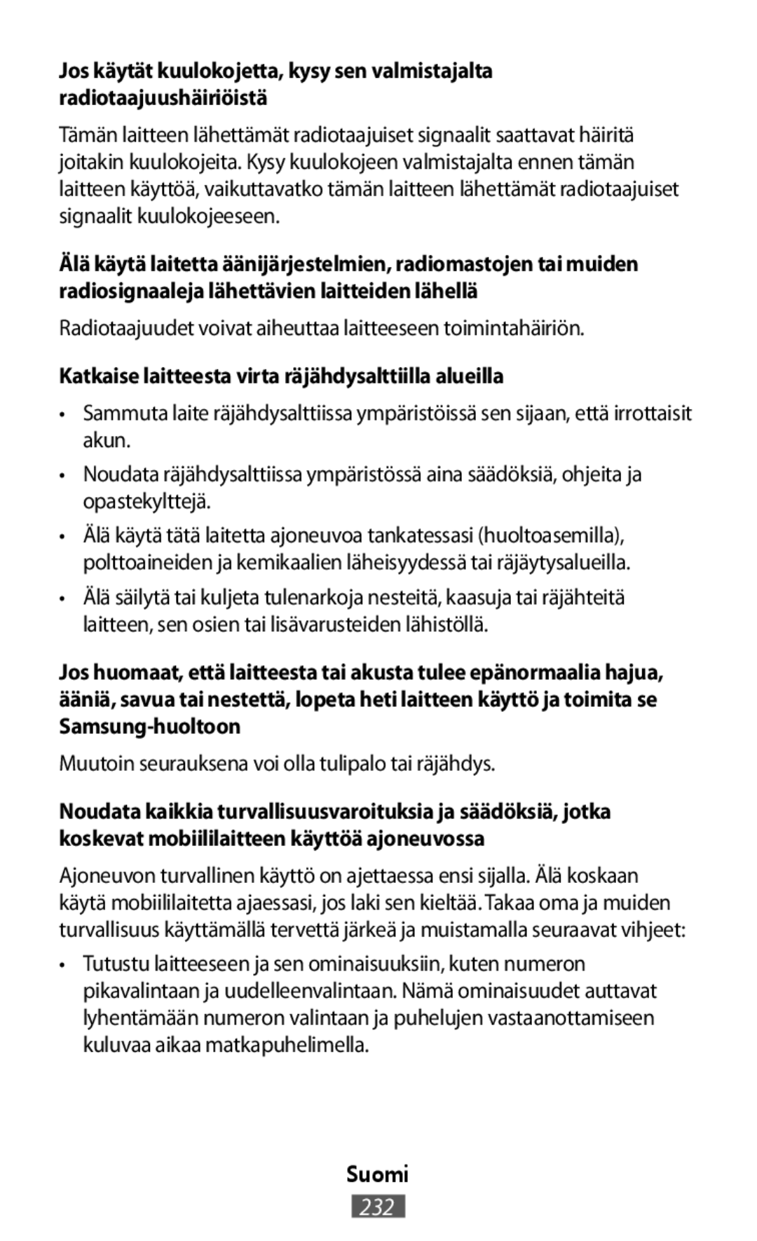 Jos käytät kuulokojetta, kysy sen valmistajalta radiotaajuushäiriöistä On-Ear Headphones Level On Wireless Headphones