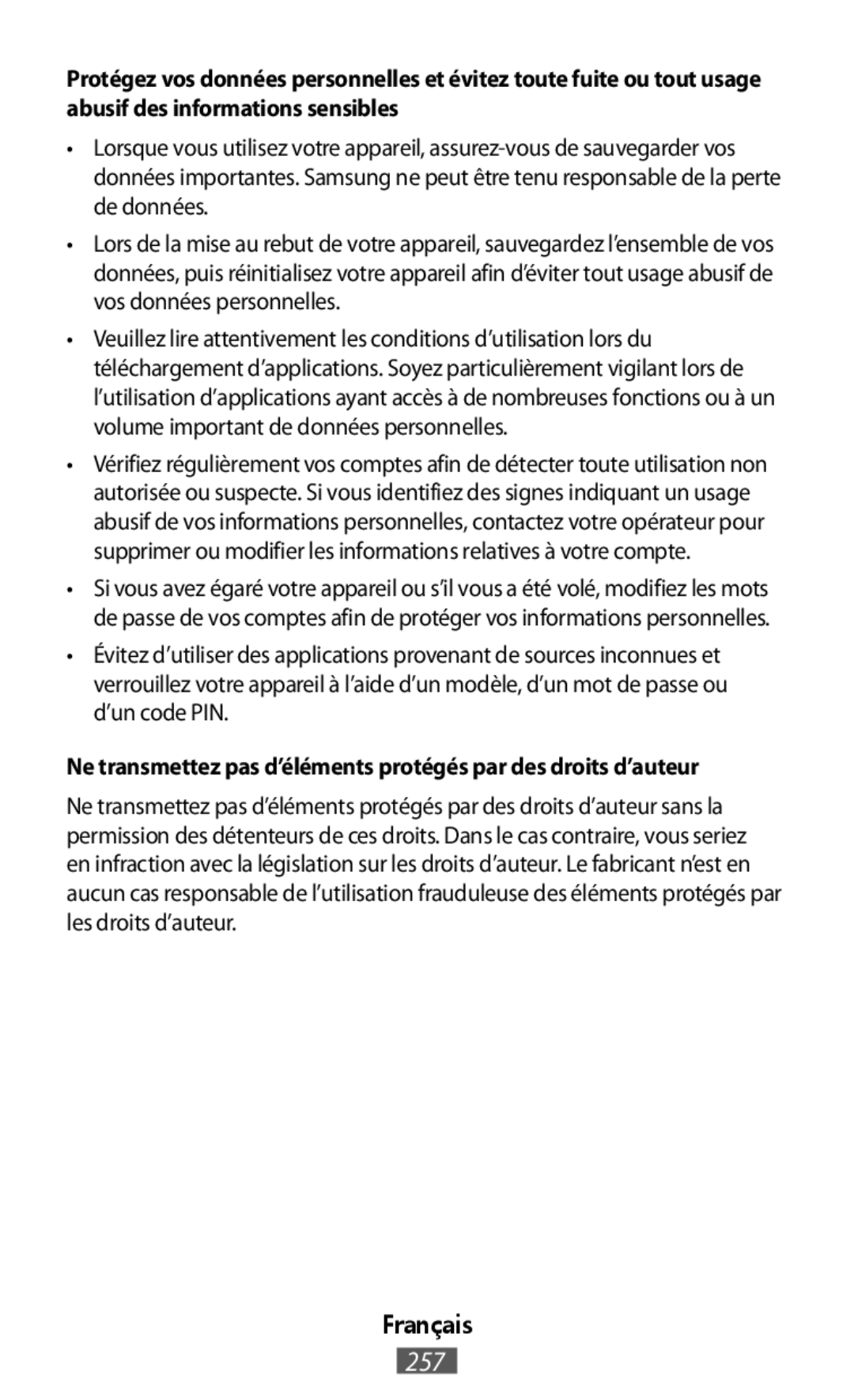 Ne transmettez pas d’éléments protégés par des droits d’auteur On-Ear Headphones Level On Wireless Headphones