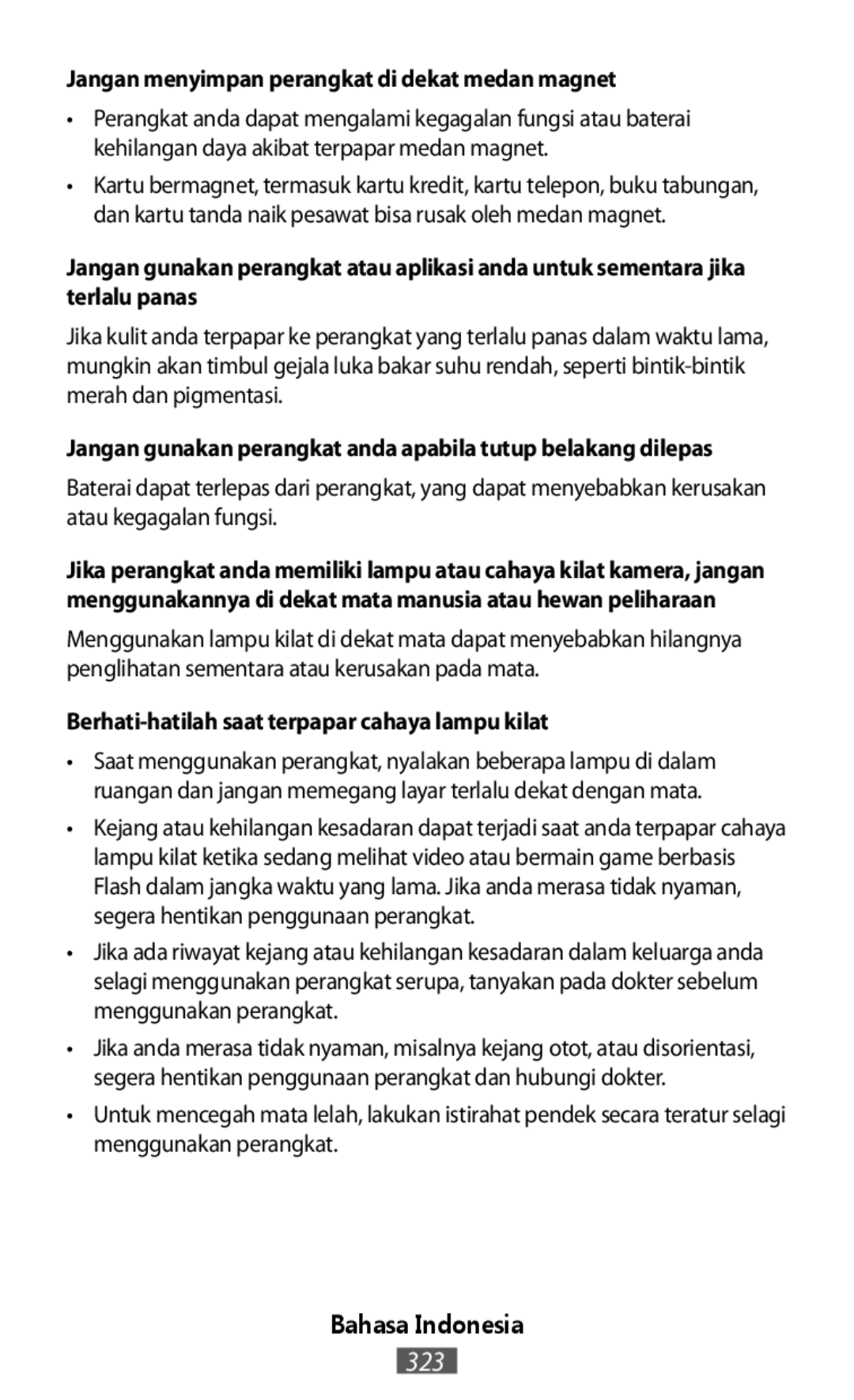 Jangan gunakan perangkat atau aplikasi anda untuk sementara jika terlalu panas On-Ear Headphones Level On Wireless Headphones