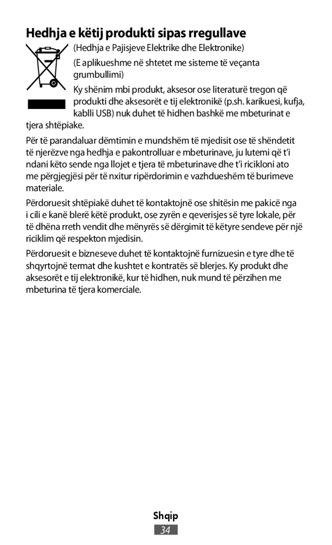 (E aplikueshme në shtetet me sisteme të veçanta grumbullimi) On-Ear Headphones Level On Wireless Headphones