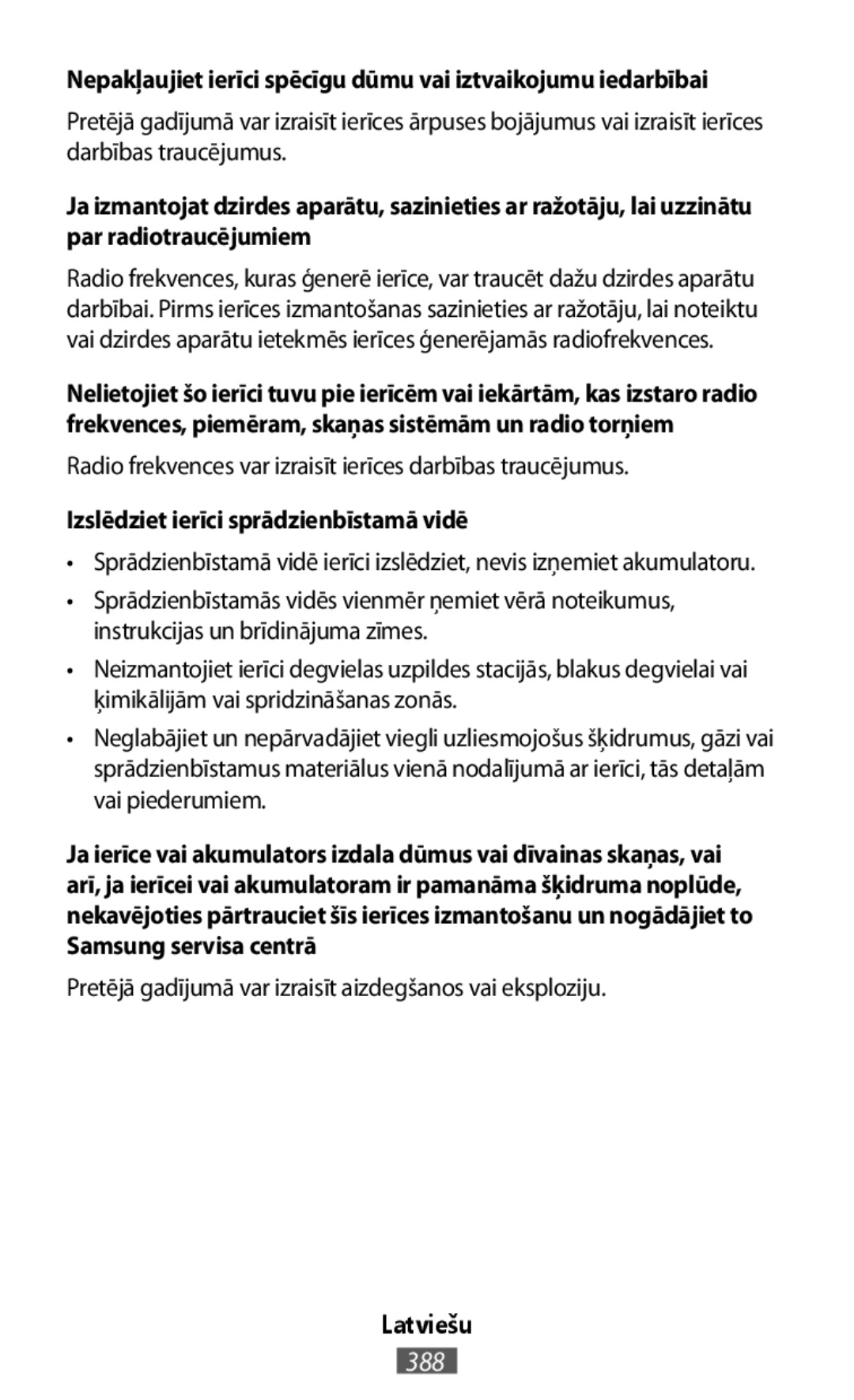 Pretējā gadījumā var izraisīt aizdegšanos vai eksploziju On-Ear Headphones Level On Wireless Headphones