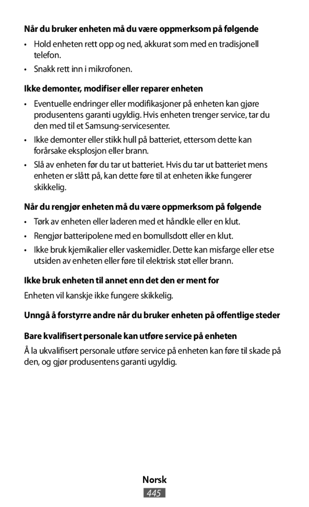 •Tørk av enheten eller laderen med et håndkle eller en klut On-Ear Headphones Level On Wireless Headphones