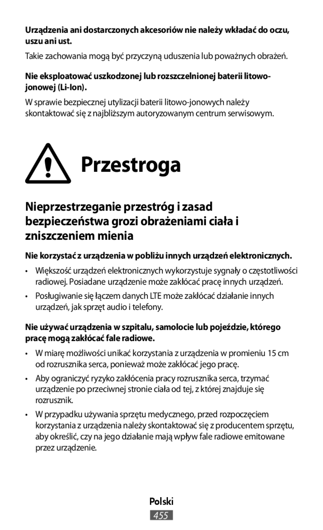 Przestroga