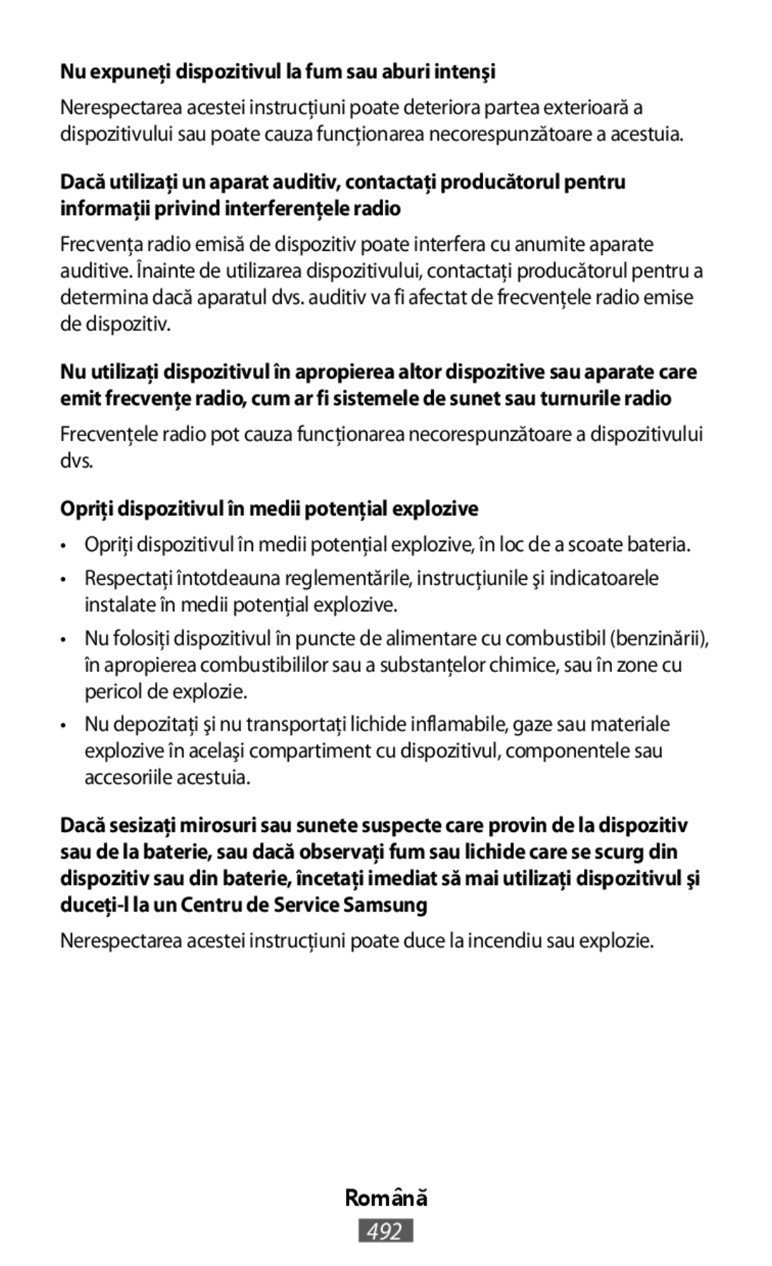 •Opriţi dispozitivul în medii potenţial explozive, în loc de a scoate bateria On-Ear Headphones Level On Wireless Headphones