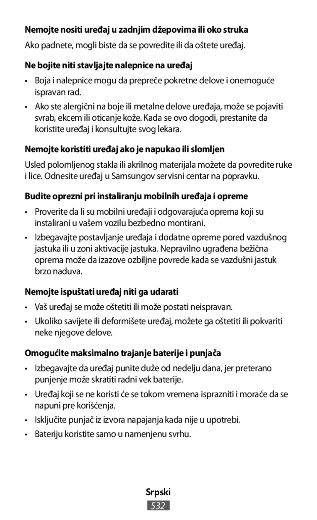 •Boja i nalepnice mogu da prepreče pokretne delove i onemoguće ispravan rad On-Ear Headphones Level On Wireless Headphones