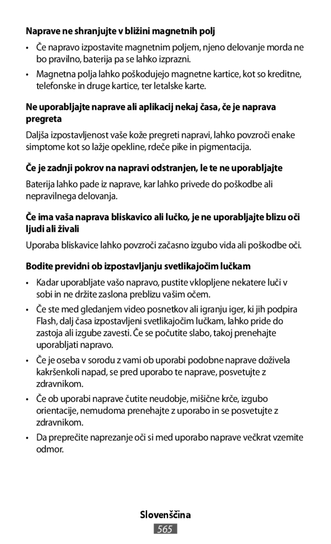 •Da preprečite naprezanje oči si med uporabo naprave večkrat vzemite odmor On-Ear Headphones Level On Wireless Headphones