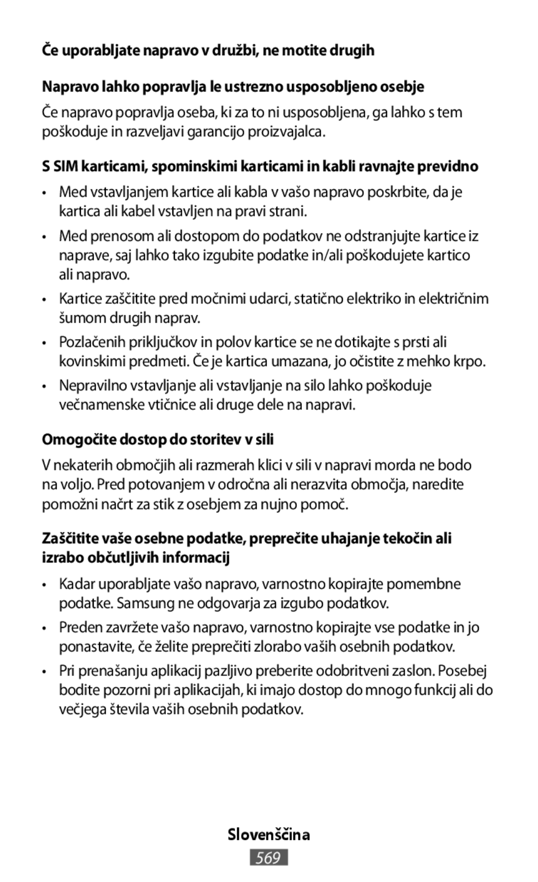 Če uporabljate napravo v družbi, ne motite drugih On-Ear Headphones Level On Wireless Headphones