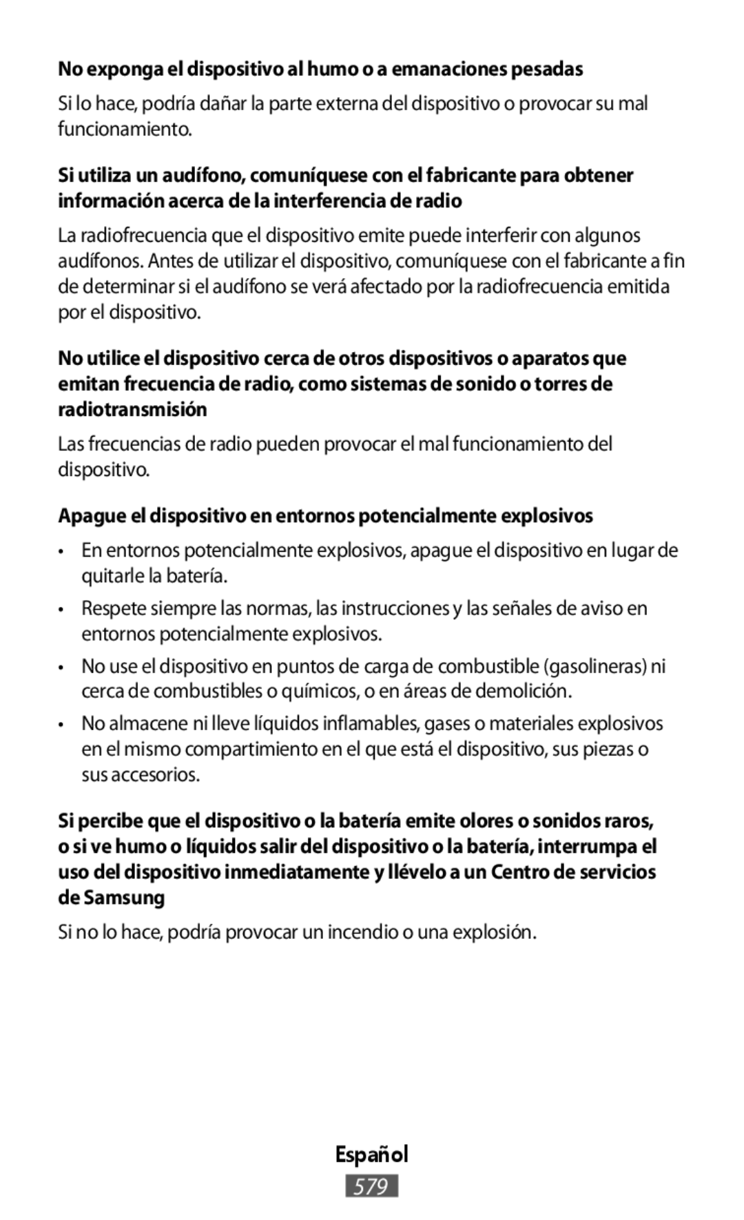 No exponga el dispositivo al humo o a emanaciones pesadas On-Ear Headphones Level On Wireless Headphones