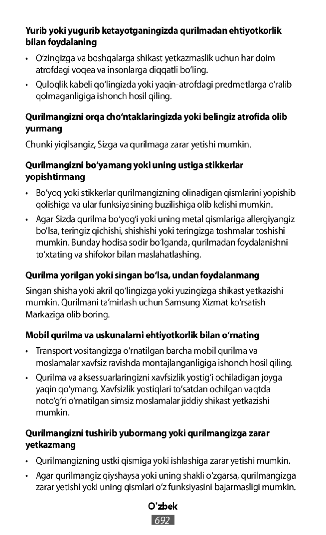 Qurilmangizni orqa cho‘ntaklaringizda yoki belingiz atrofida olib yurmang On-Ear Headphones Level On Wireless Headphones