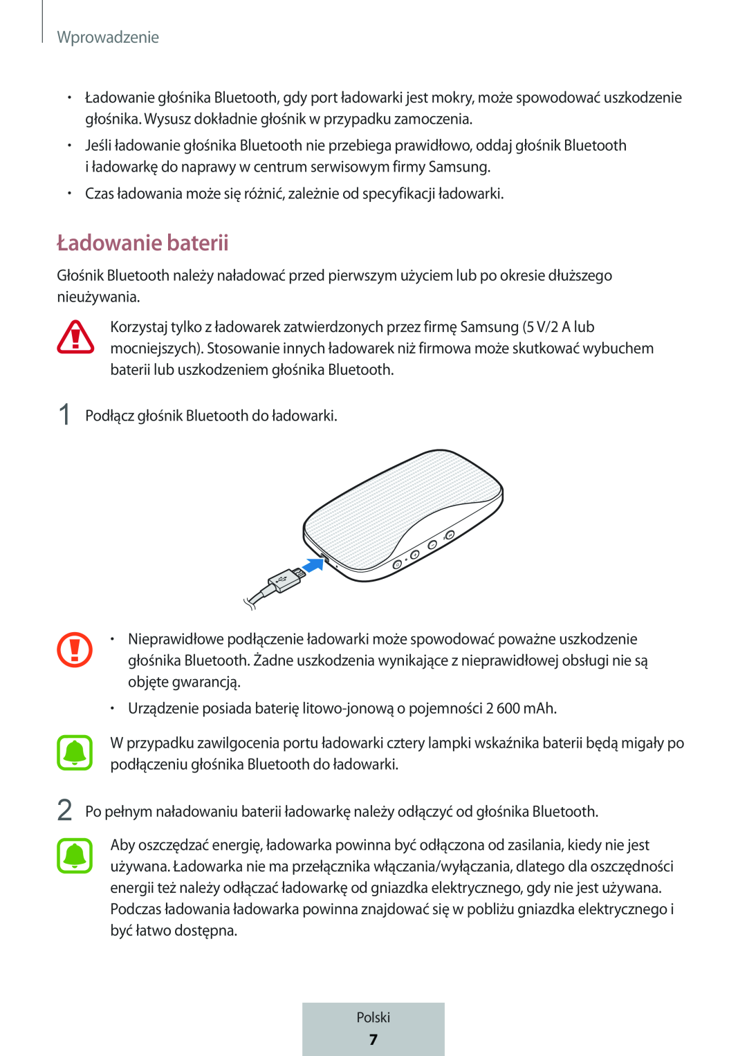 Ładowanie baterii Box Level Box Slim