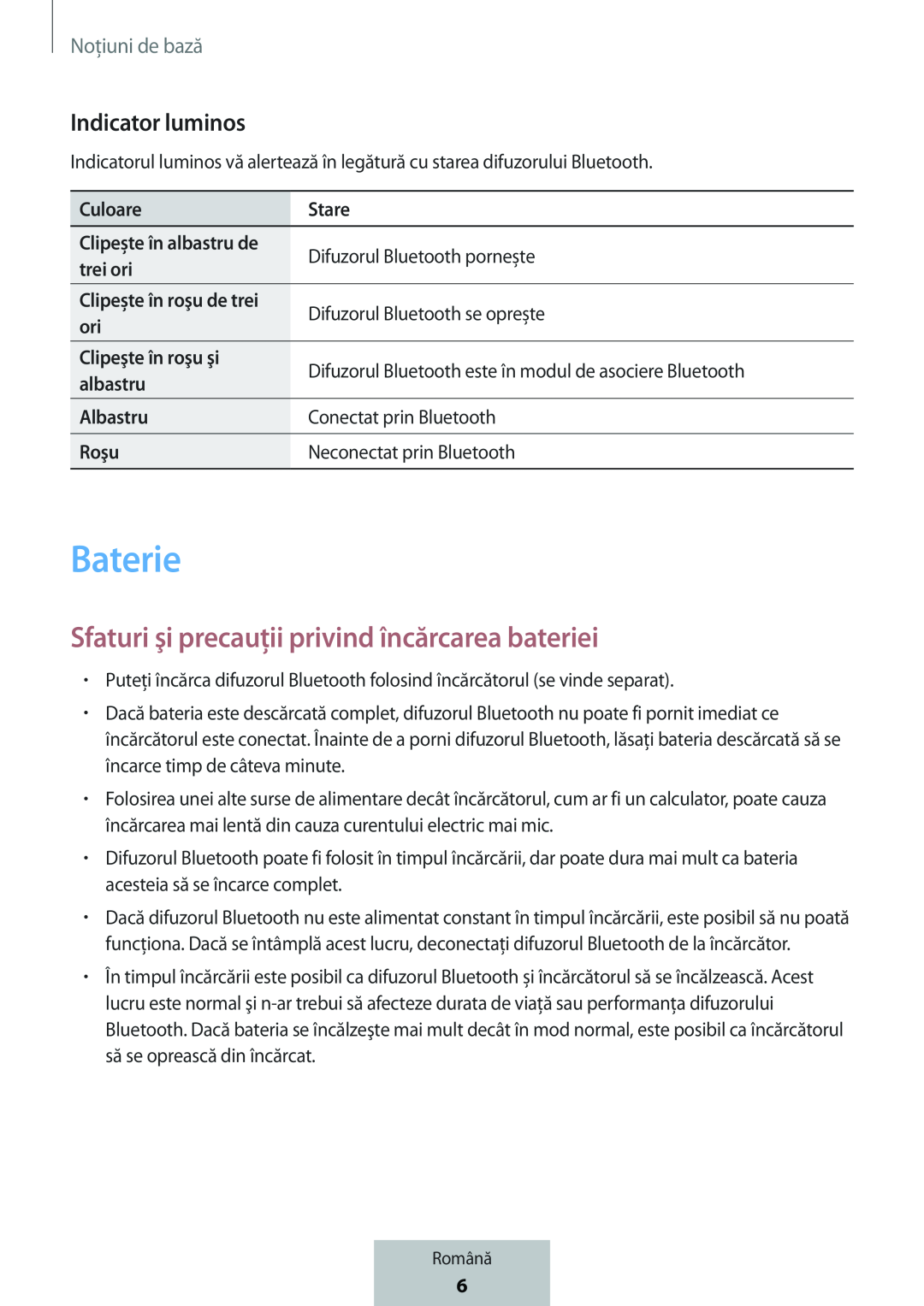 Sfaturi şi precauţii privind încărcarea bateriei Box Level Box Slim