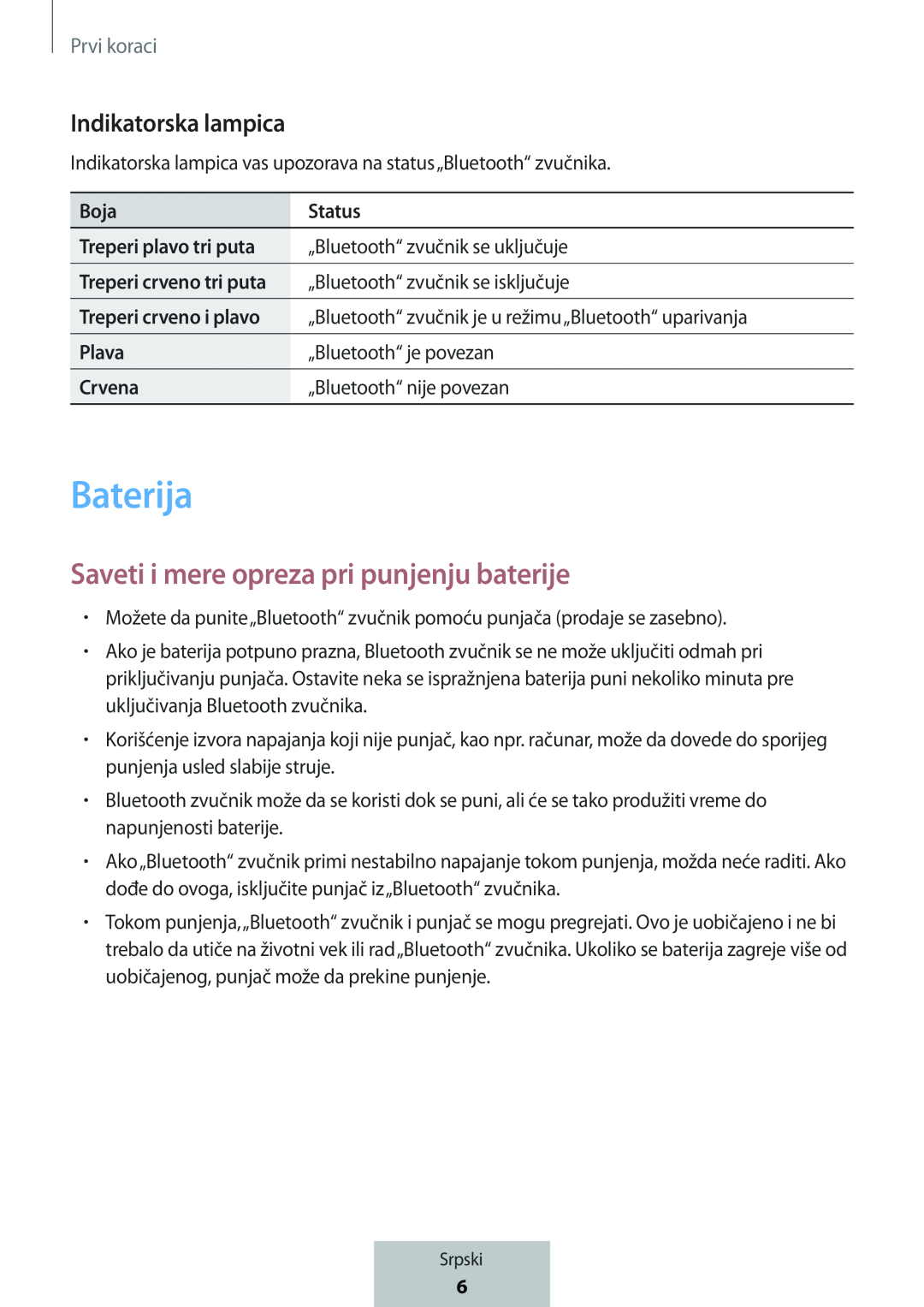 Saveti i mere opreza pri punjenju baterije Box Level Box Slim