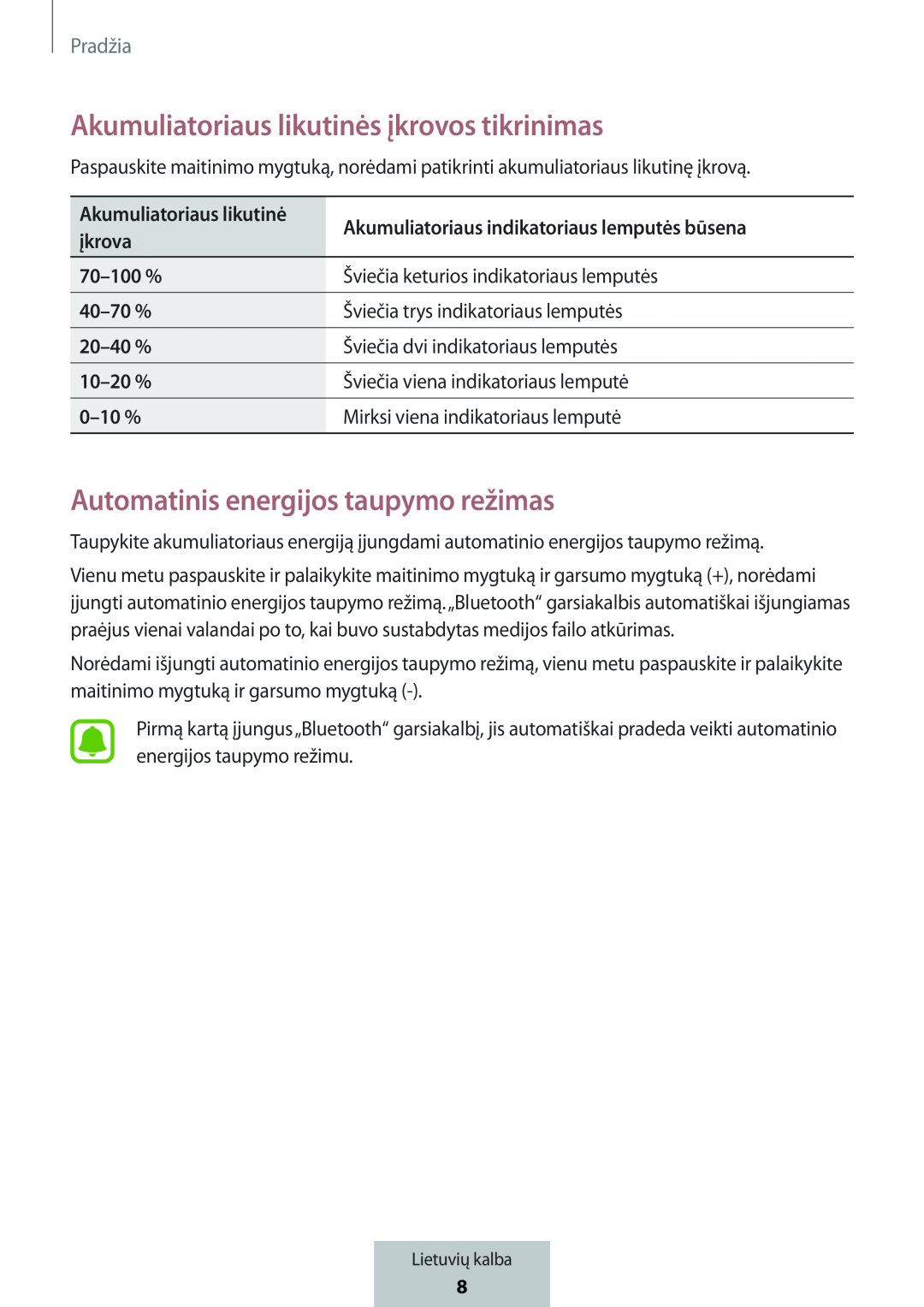 Automatinis energijos taupymo režimas Box Level Box Slim