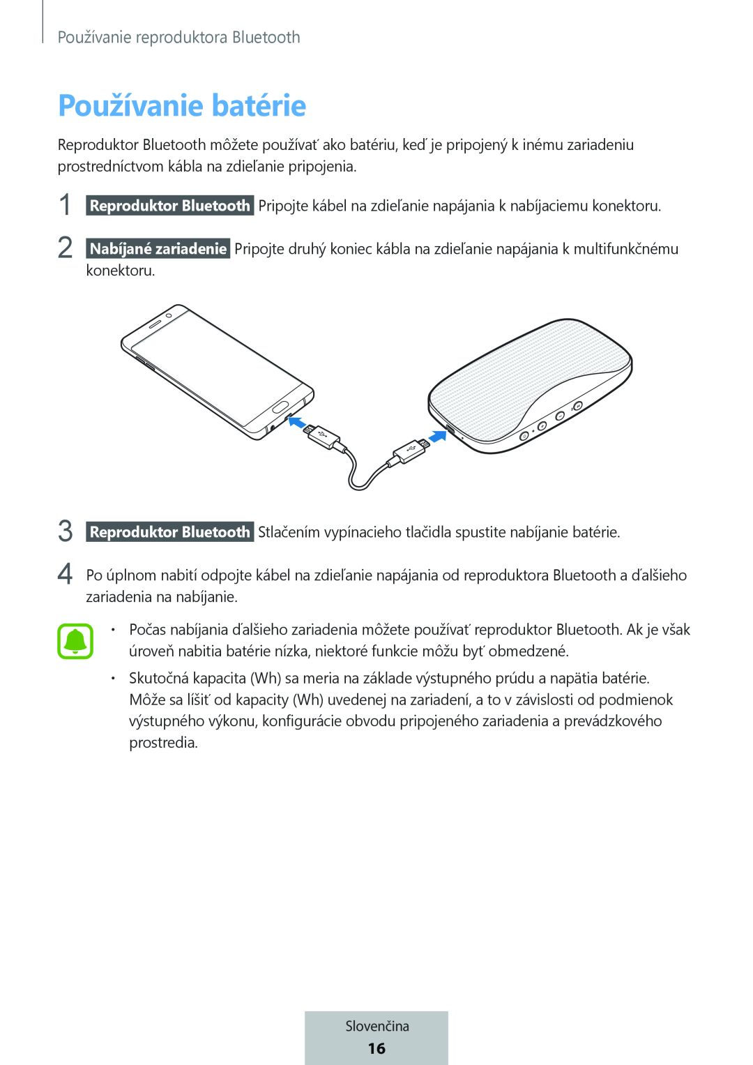 Používanie batérie Box Level Box Slim