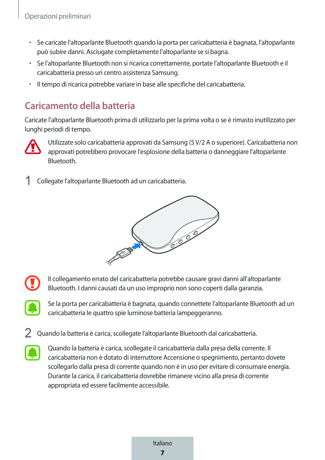 Caricamento della batteria Box Level Box Slim