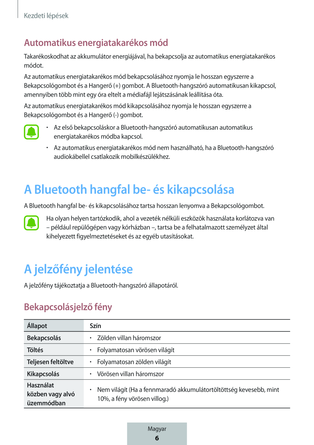 Automatikus energiatakarékos mód Box Level Box PRO