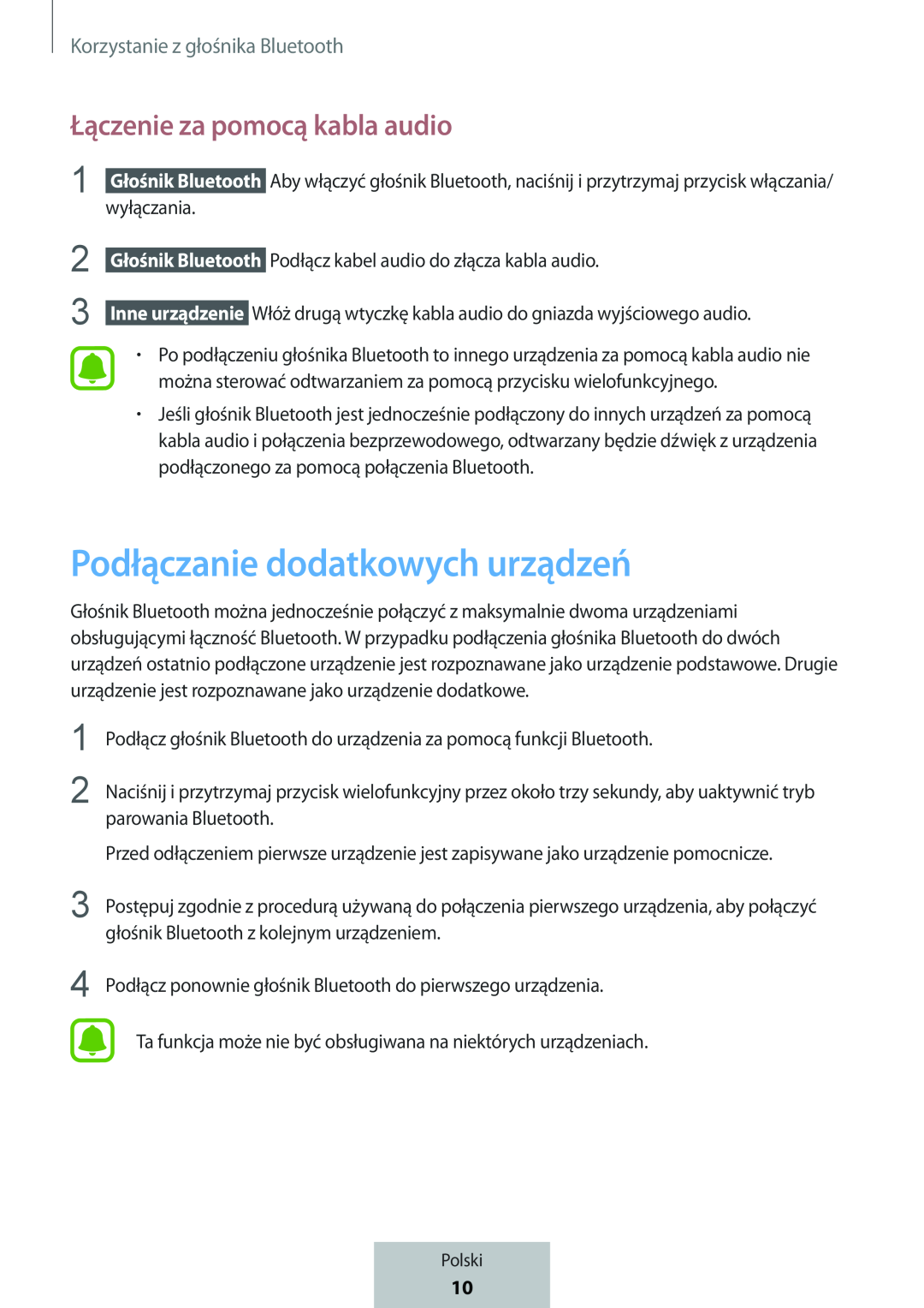 Podłączanie dodatkowych urządzeń Box Level Box PRO