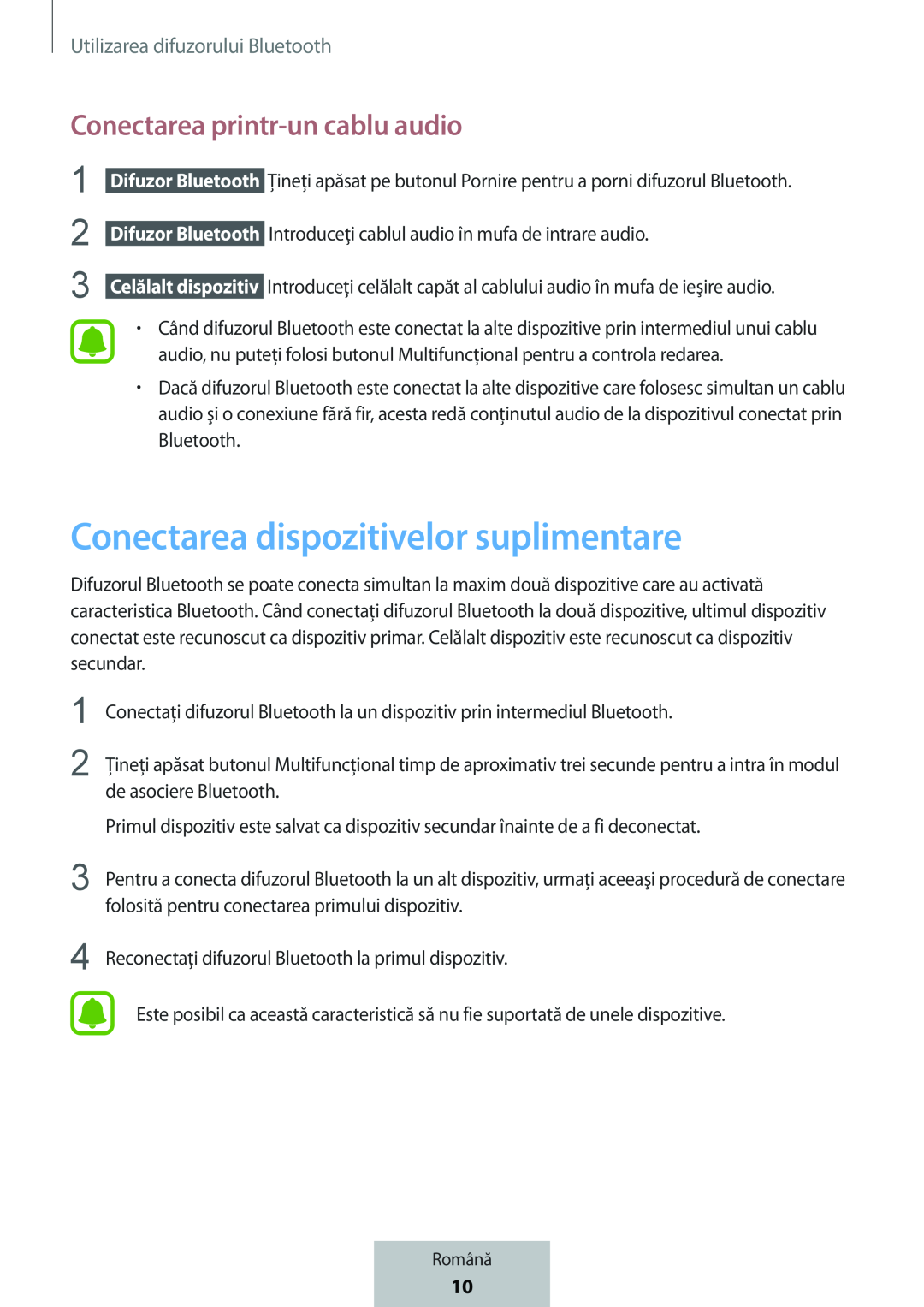 Conectarea printr-uncablu audio Box Level Box PRO