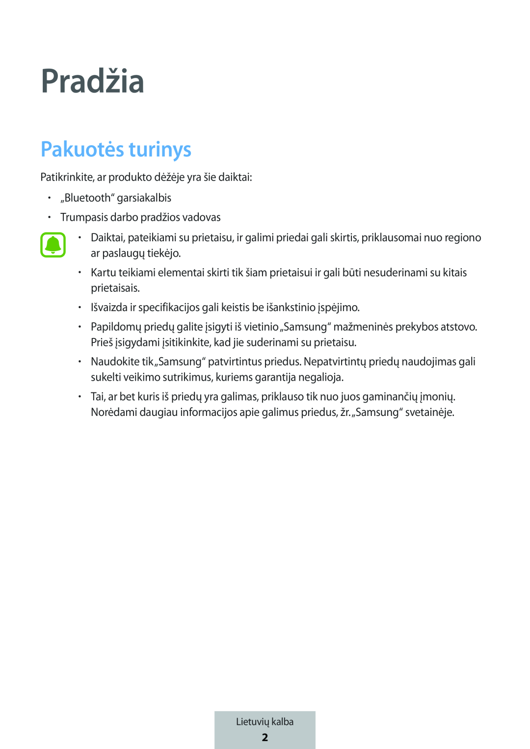 Pakuotės turinys Box Level Box PRO