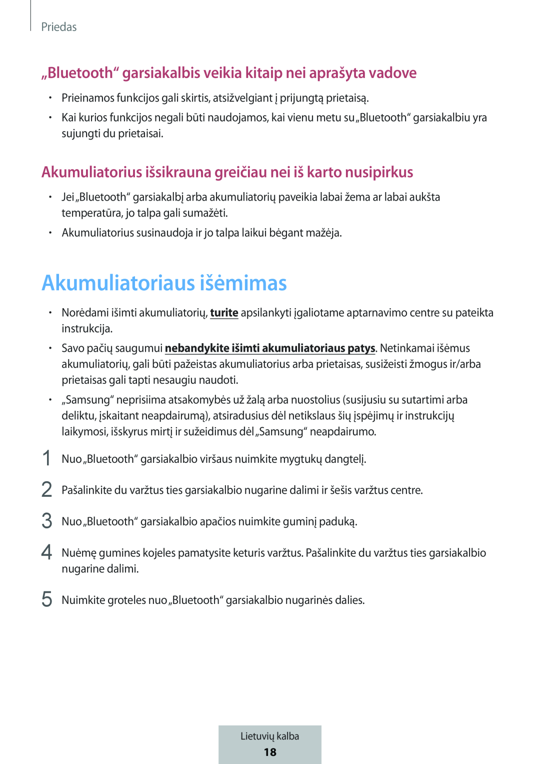 Akumuliatoriaus išėmimas Box Level Box PRO