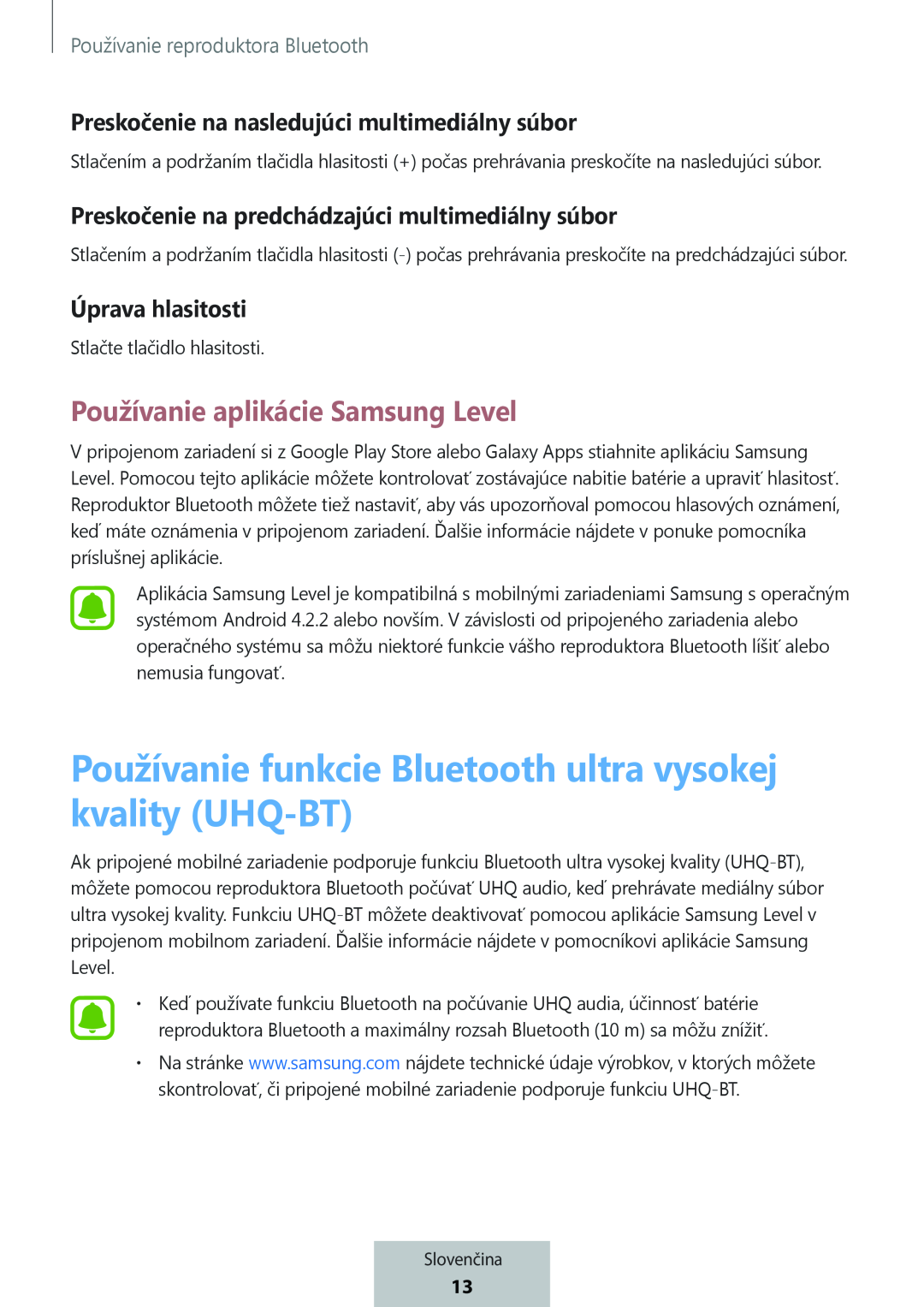 Preskočenie na nasledujúci multimediálny súbor Box Level Box PRO