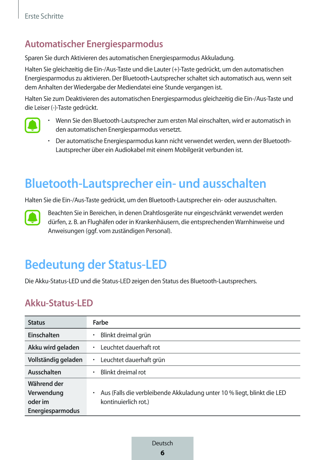 Bluetooth-Lautsprecherein- und ausschalten Box Level Box PRO