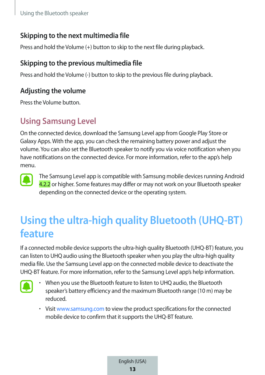 Skipping to the next multimedia file Box Level Box PRO