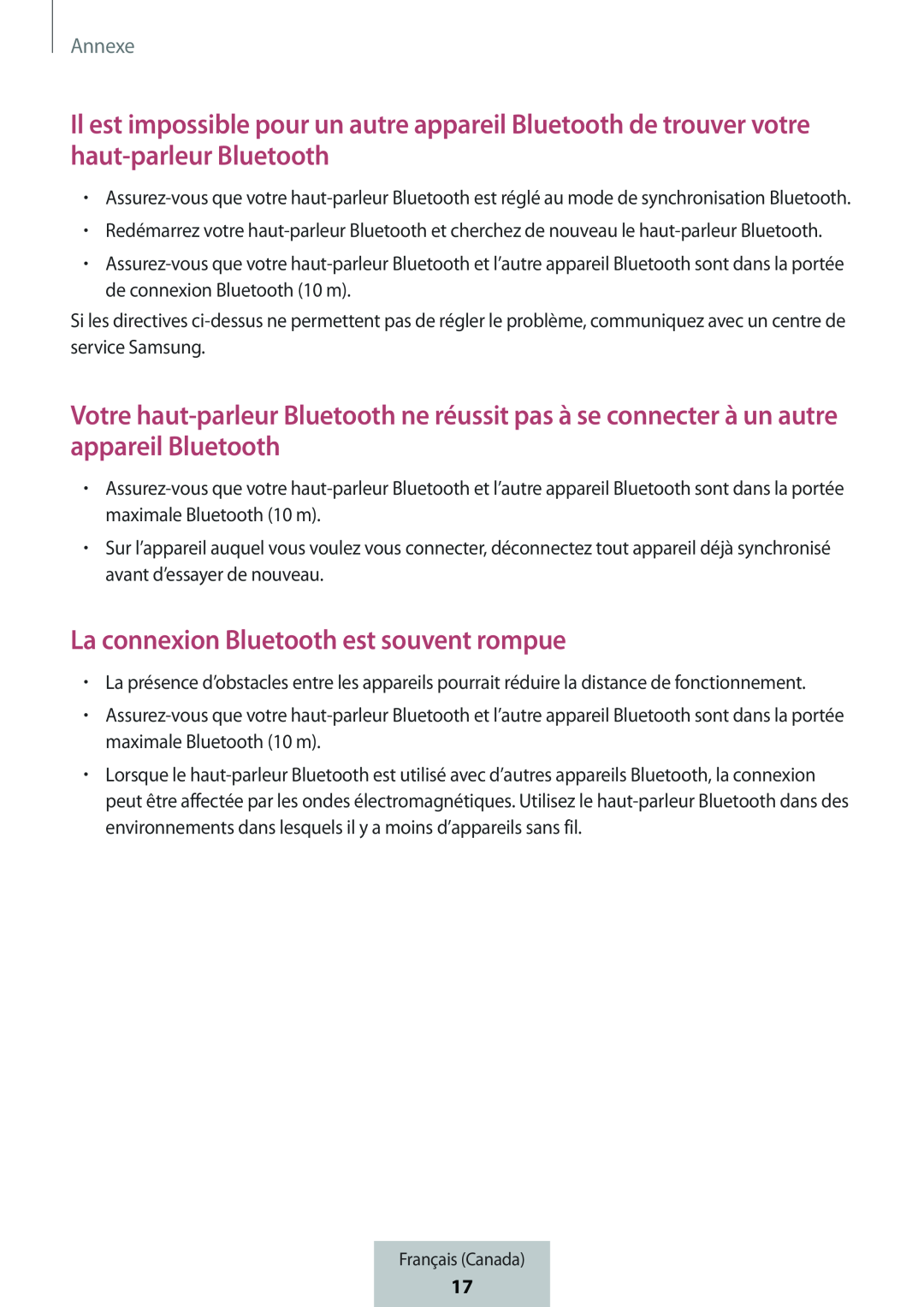 La connexion Bluetooth est souvent rompue Box Level Box PRO