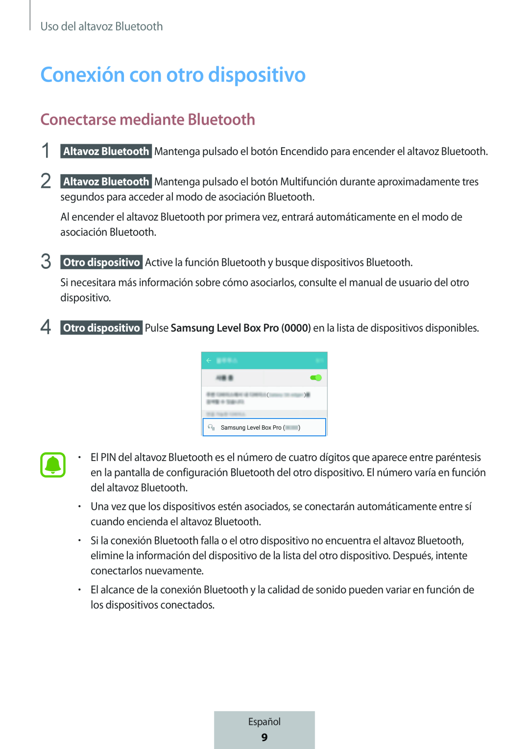 Conexión con otro dispositivo Box Level Box PRO