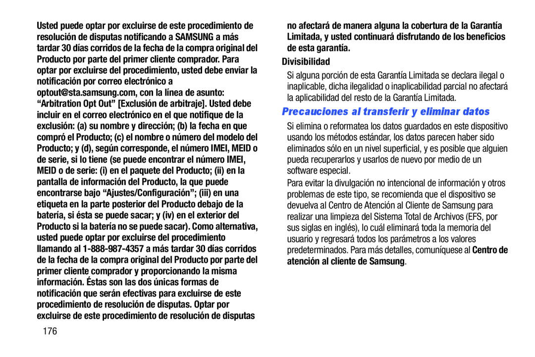 atención al cliente de Samsung Galaxy Player 4.2