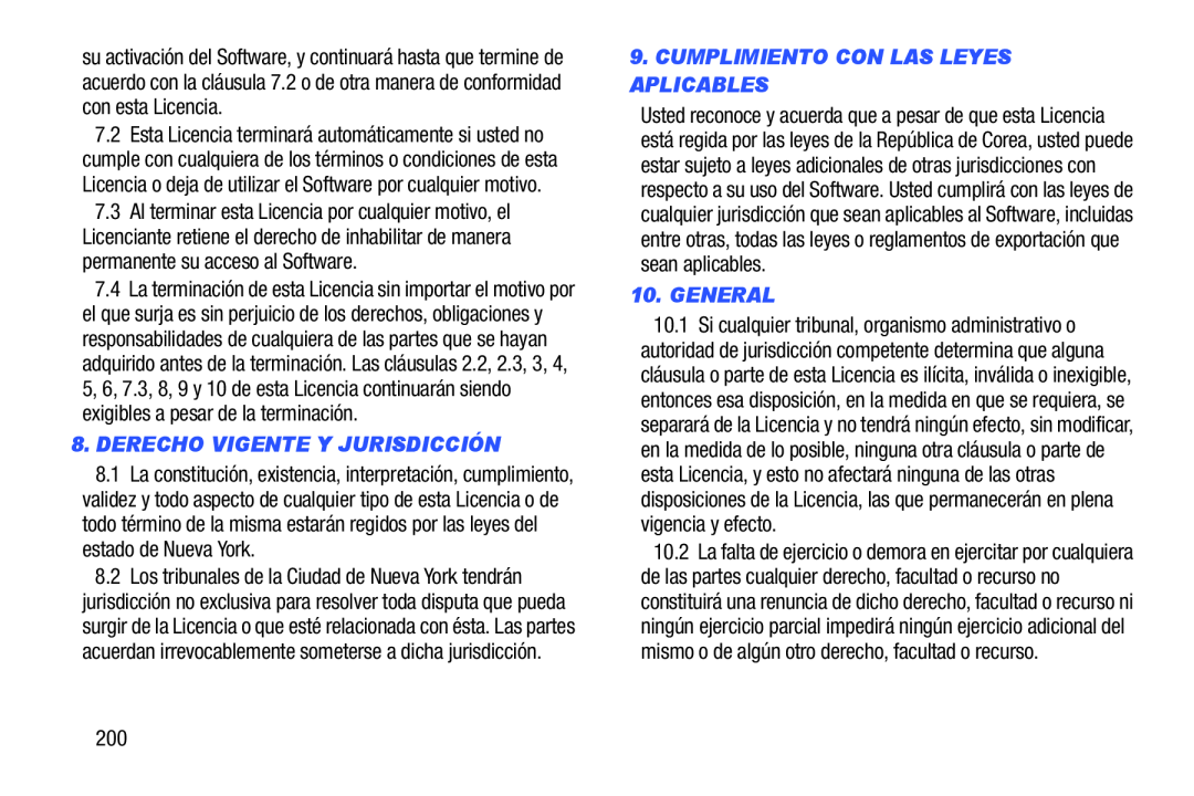 8.DERECHO VIGENTE Y JURISDICCIÓN 9.CUMPLIMIENTO CON LAS LEYES APLICABLES