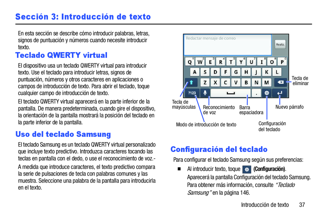 Configuración del teclado Galaxy Player 4.0